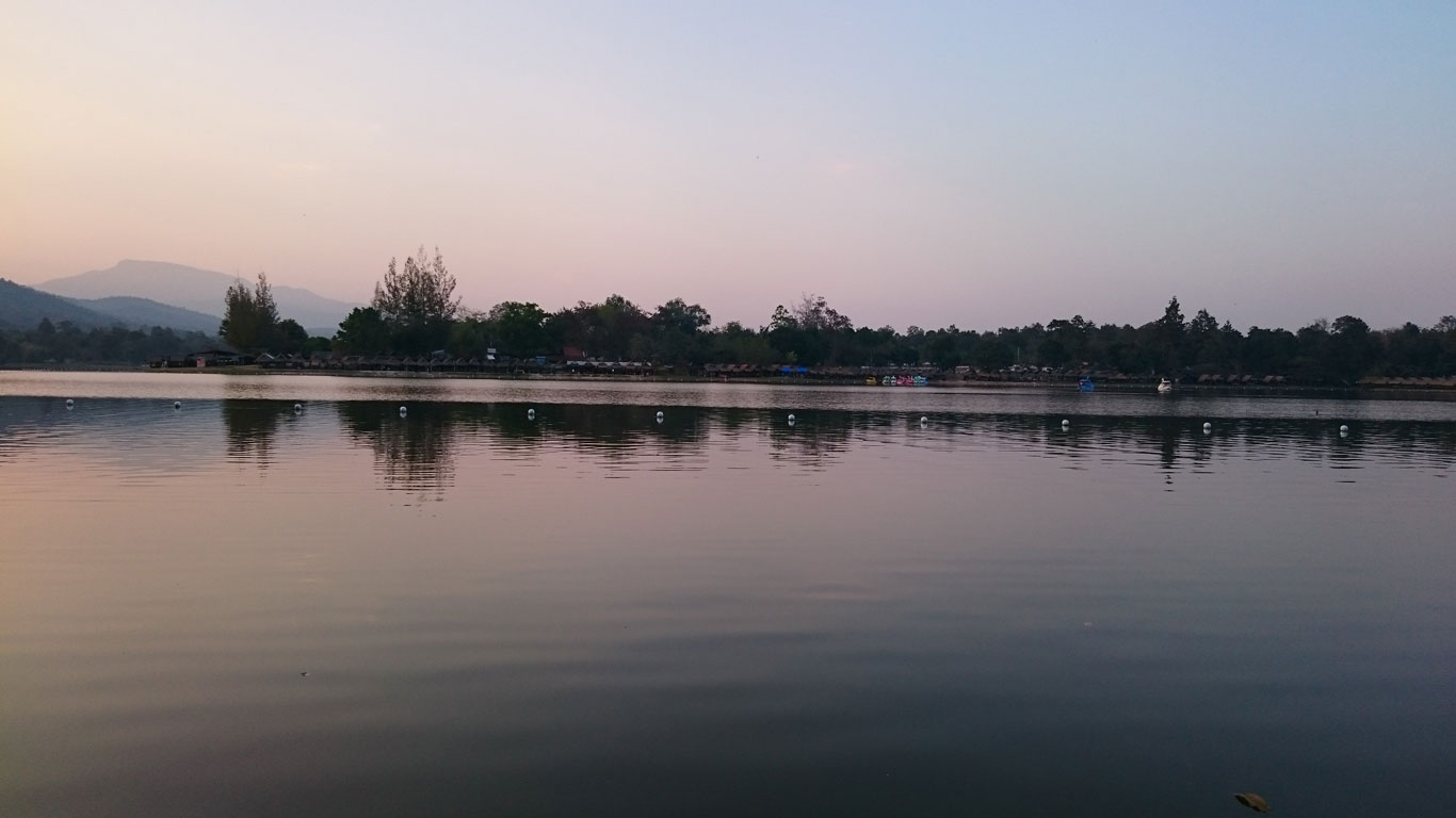 Cycling Around Huay Tung Tao